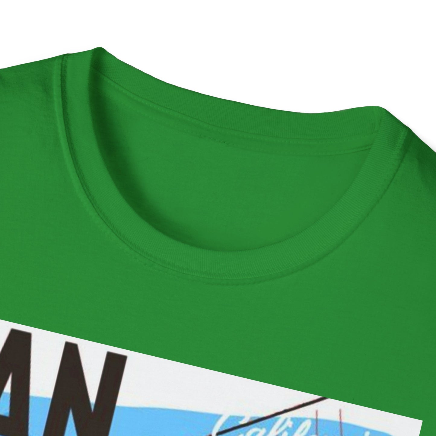 San Francisco Graphic Unisex Softstyle T-Shirt - California Vibe, Perfect for Beach Lovers