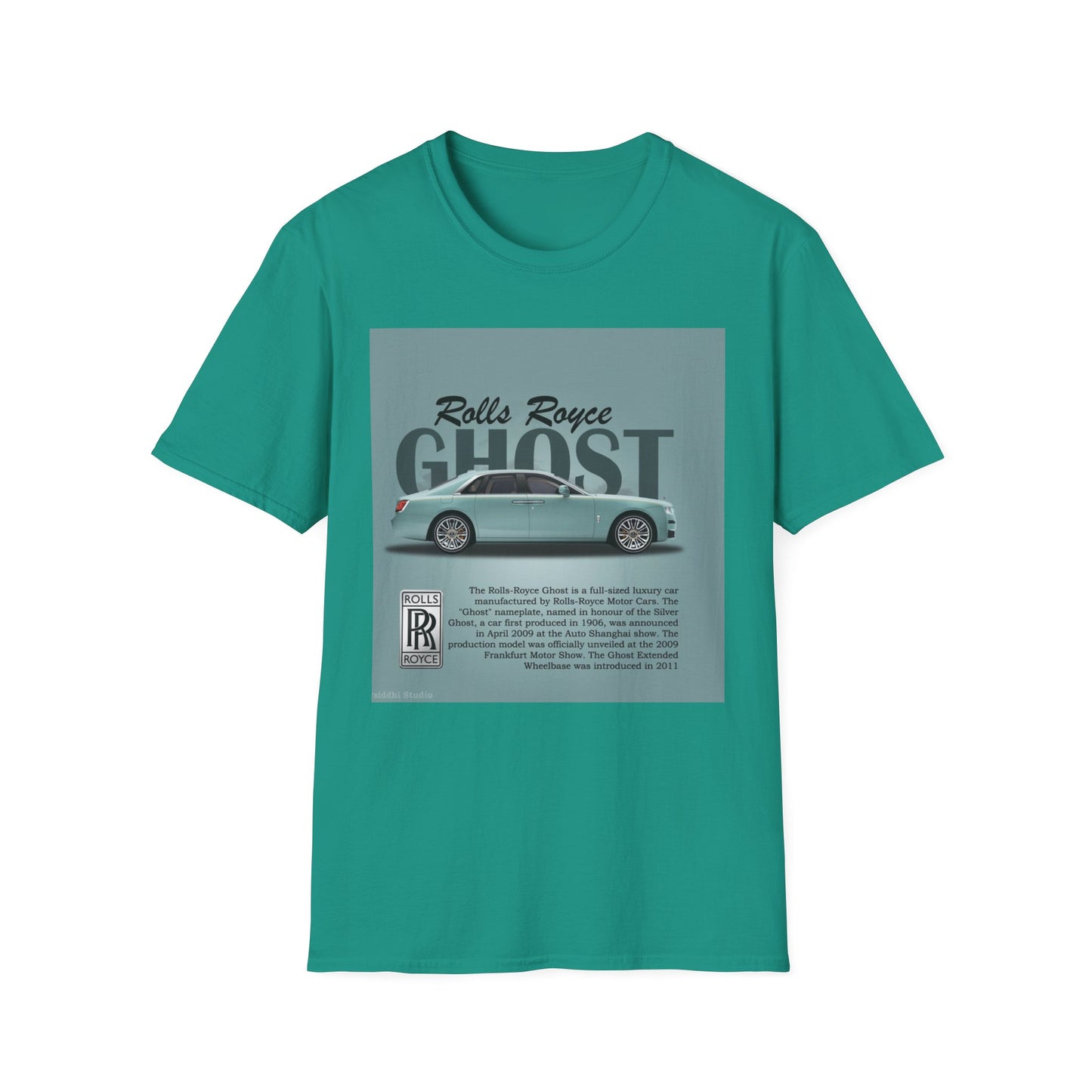 Vintage Rolls Royce Ghost T-Shirt - Classic Car Enthusiast Tee