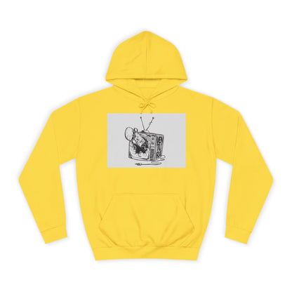 Hoodie — Vintage Camera Sketch Graphic Pullover