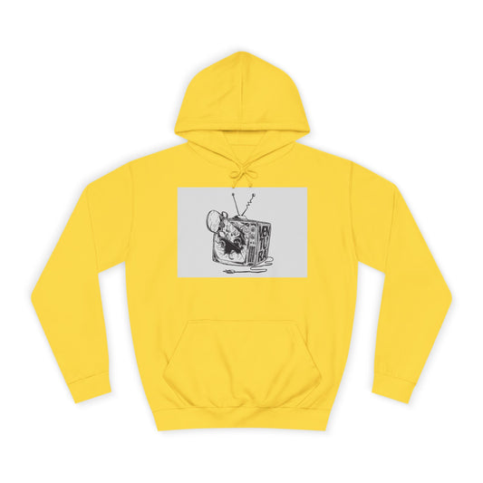 Hoodie — Vintage Camera Sketch Graphic Pullover