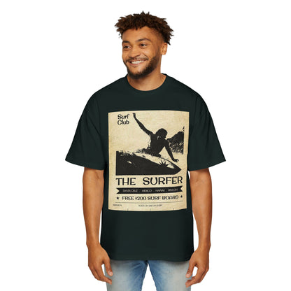 The Surfer Vintage Surf Club Tee — Men's Oversized Surf Graphic T-Shirt