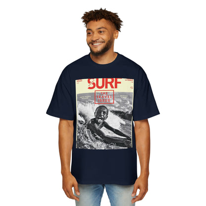 Surf Magazine Graphic Tee — "Surf: The Wave Issue" Vintage Beach Shirt