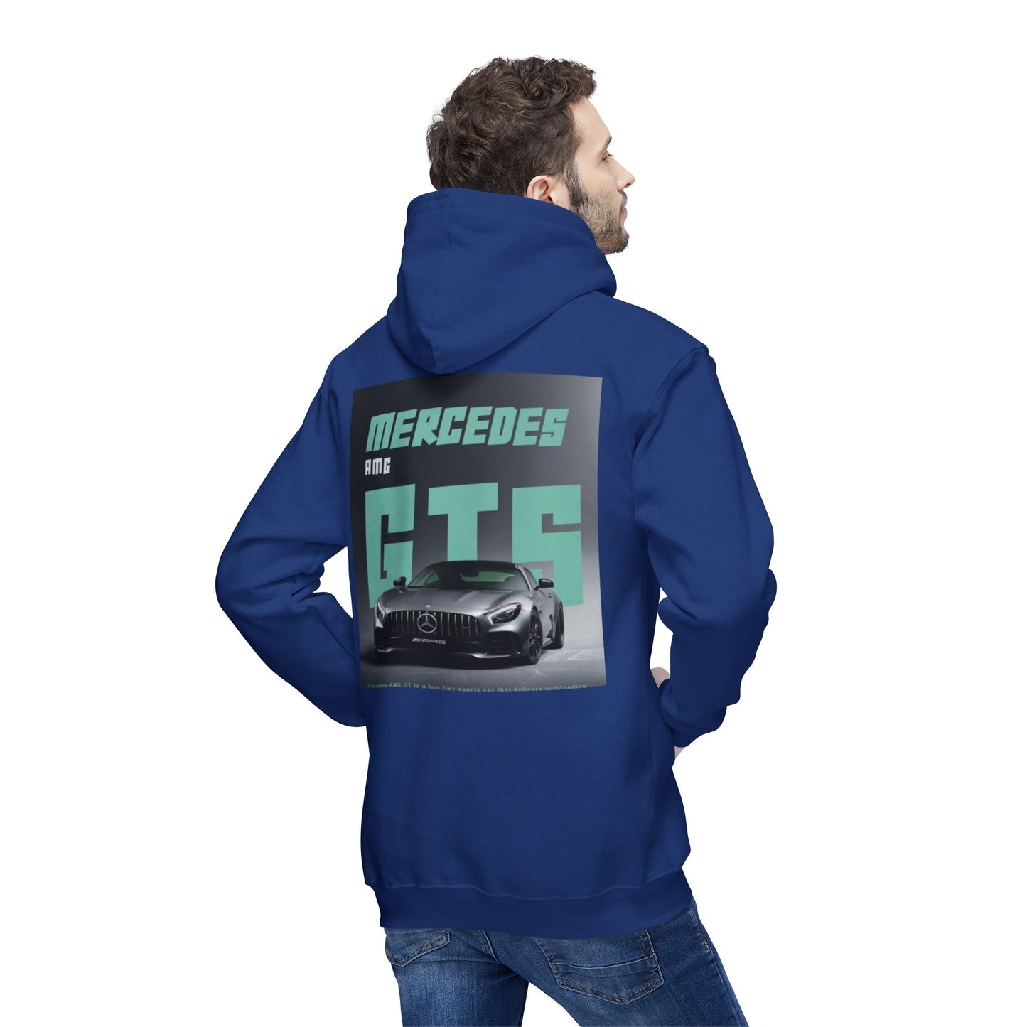 Mercedes AMG GTS Unisex Hooded Sweatshirt, Car Enthusiast Gift, Sportswear, Casual Wear, Automotive Apparel