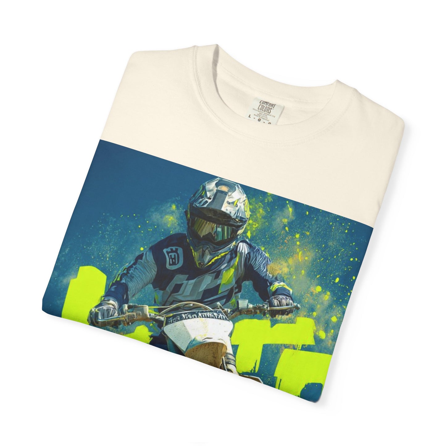 Motocross Dirt Bike Rider T‑Shirt — Extreme Off‑Road Racing Tee