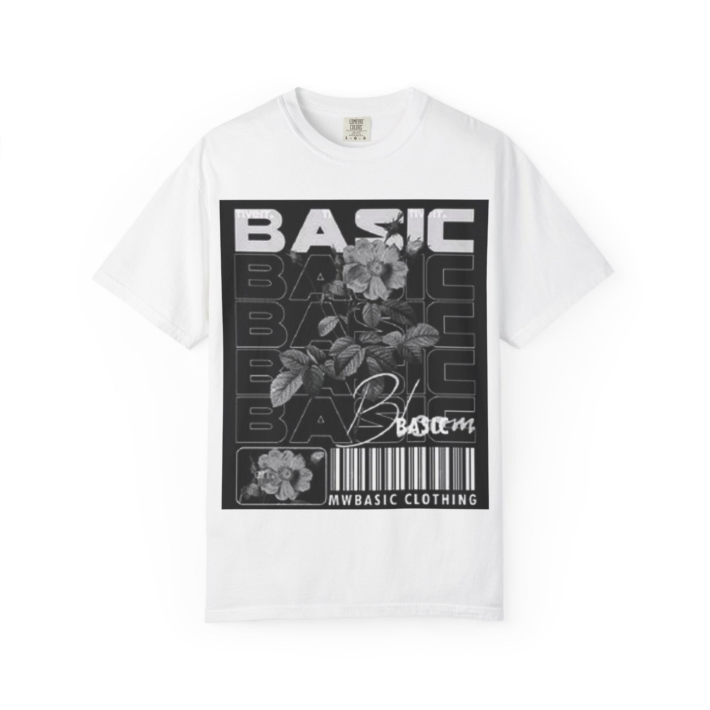 Trendy Graphic T-Shirt, Basic Floral Print Tee, Unisex Fashion Top, Everyday Wear, Gift for Friends, Relaxed Style, Casual Wear