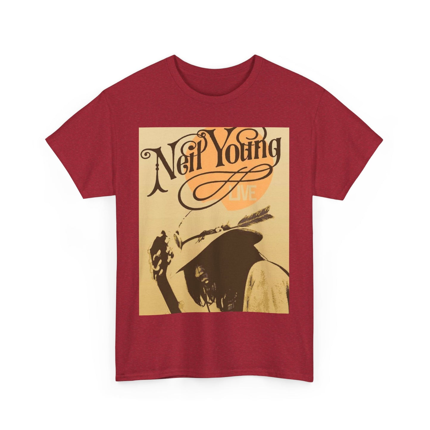 Vintage Rock Band T-Shirt featuring Neil Young, Music Lover Gift, Concert Apparel, Unisex Style, Retro Graphic Tee