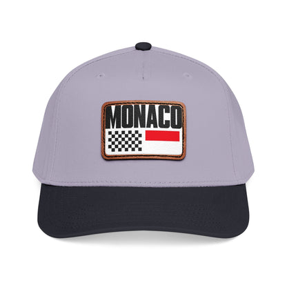 Monaco Leather Patch Baseball Cap – Vintage Racing Flag Hat
