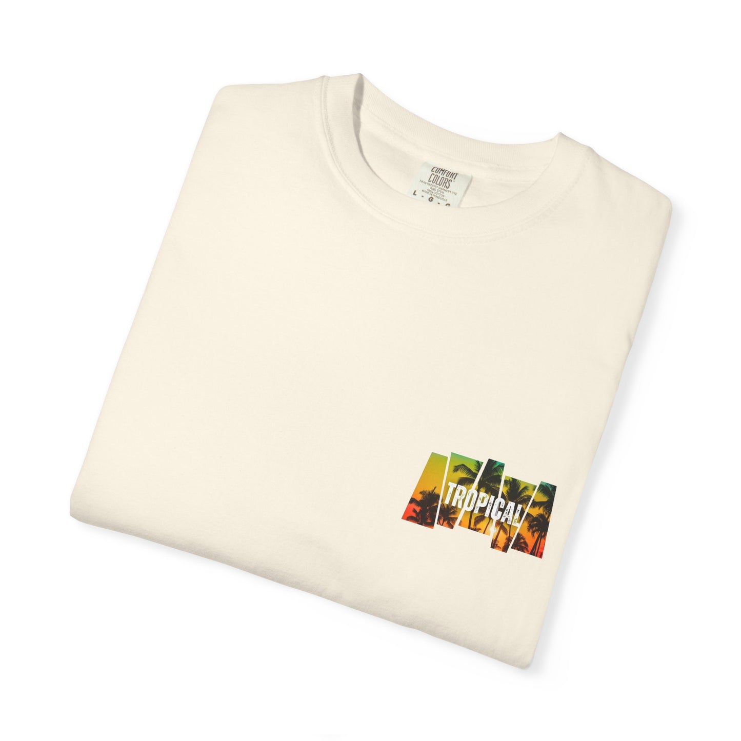 Tropical Vibes Unisex Garment-Dyed T-shirt