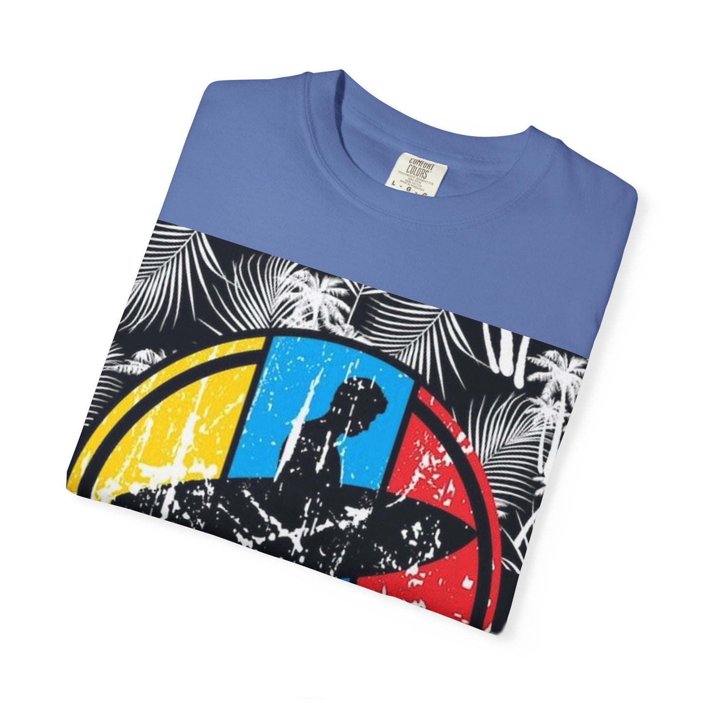 Surf Coast Unisex Garment-Dyed T-shirt - Retro Beach Vibes, Summer Essential, Surfing Gift, Casual Wear, Vacation Style