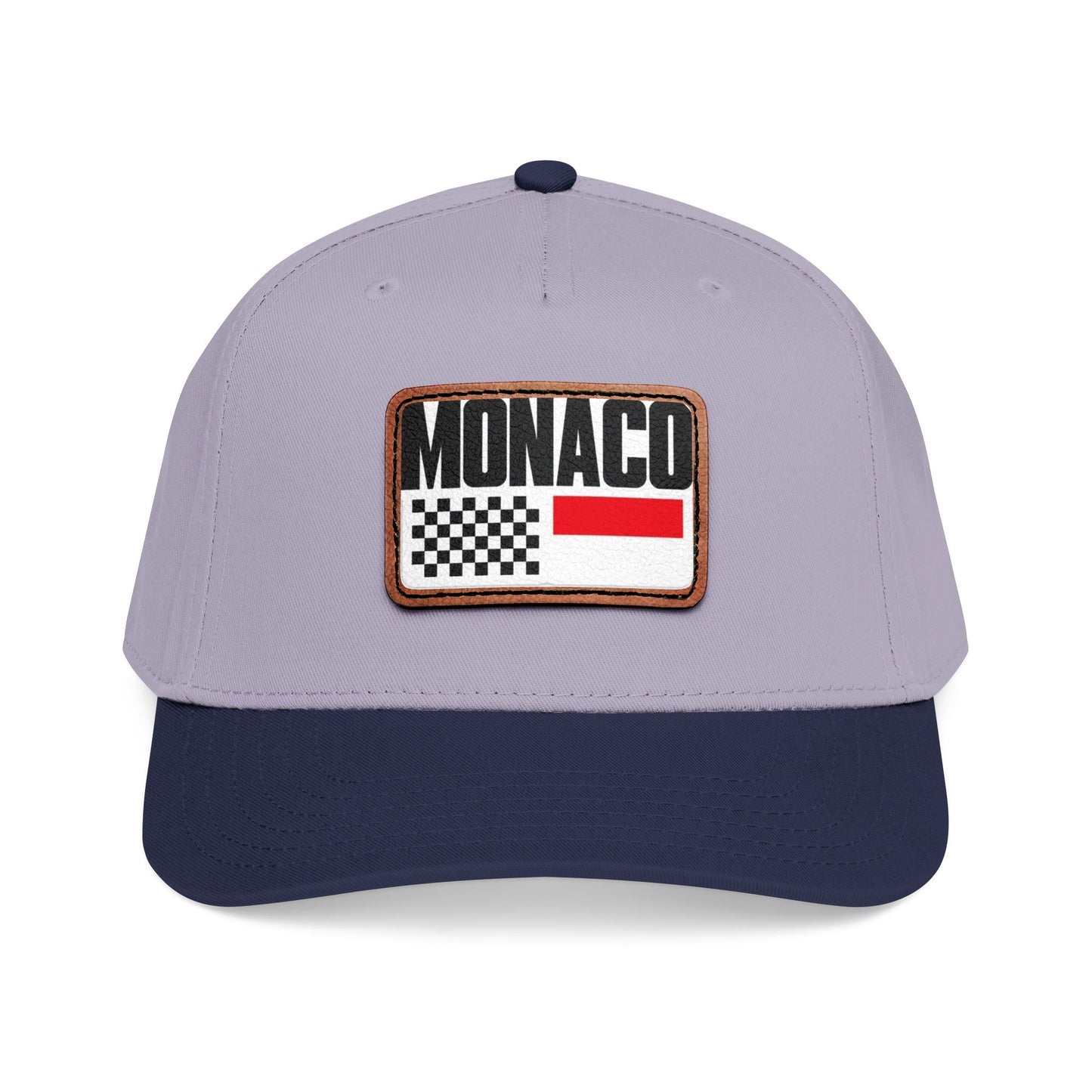 Monaco Leather Patch Baseball Cap – Vintage Racing Flag Hat