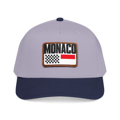 Monaco Leather Patch Baseball Cap – Vintage Racing Flag Hat