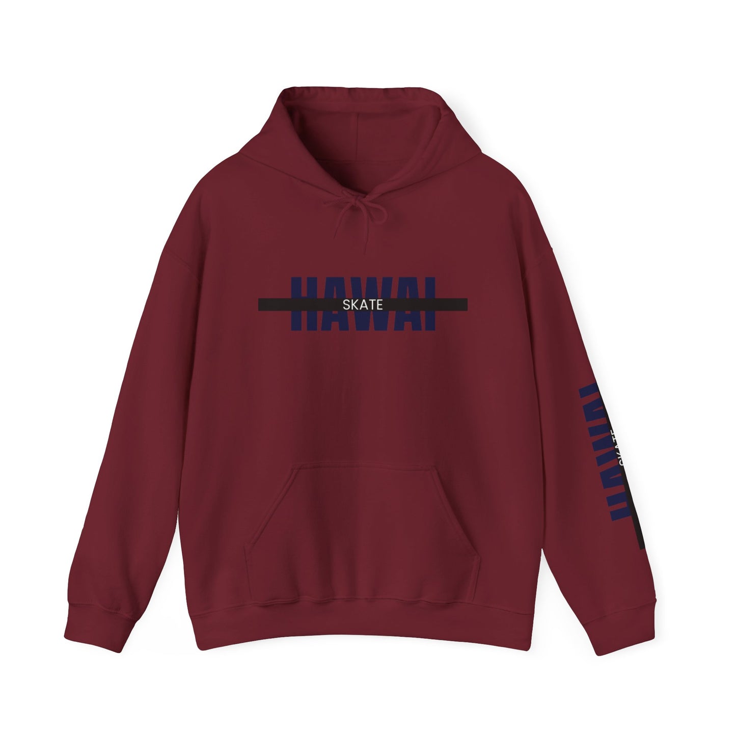 Hawaii Skate Hoodie - Cozy Unisex Heavy Blend Sweatshirt, Perfect for Beach Days, Skateboarding, Casual Outings, Gift Idea