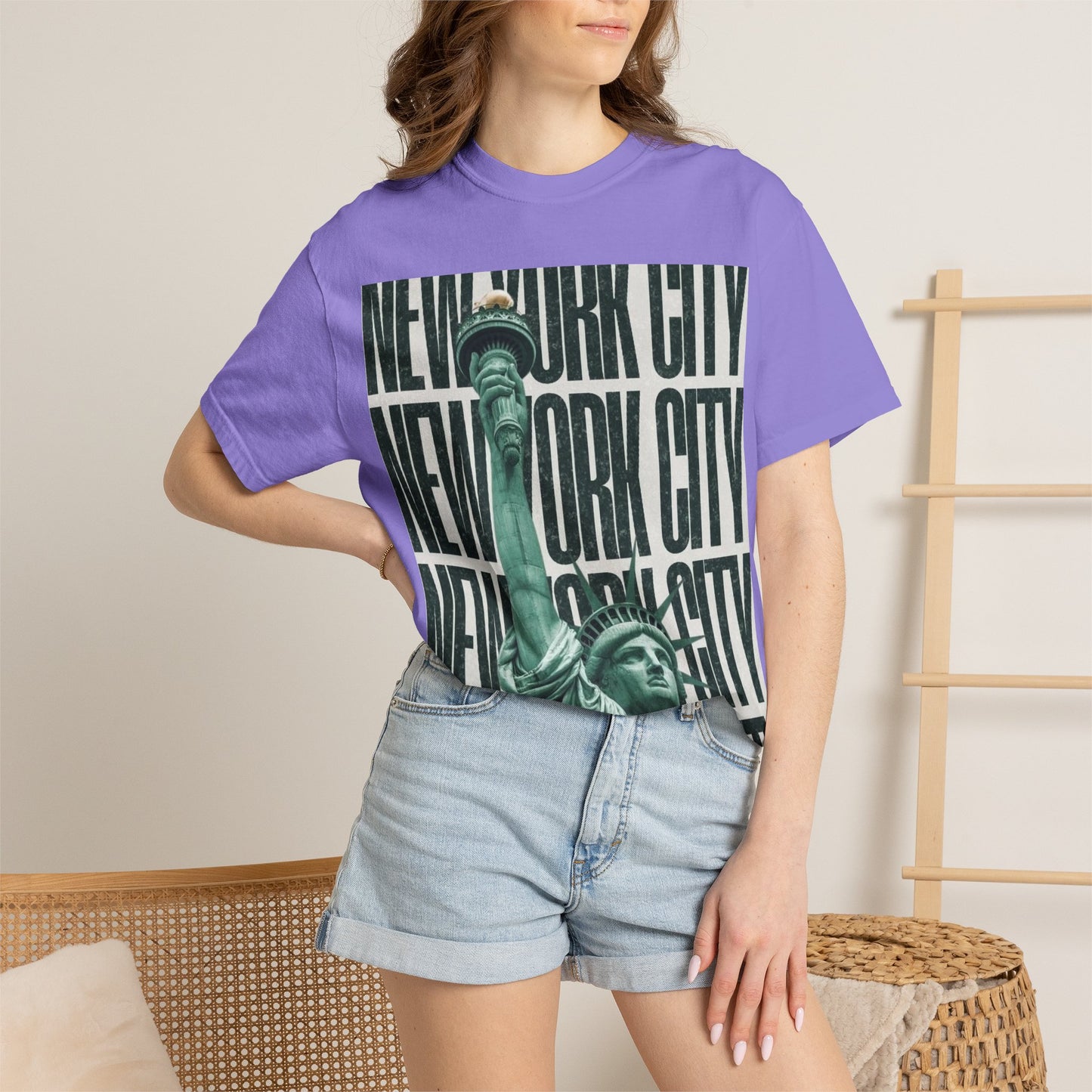New York City Statue of Liberty Graphic T-Shirt — Retro Urban Travel Tee