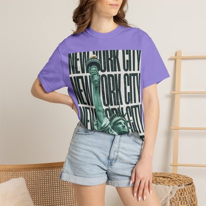 New York City Statue of Liberty Graphic T-Shirt — Retro Urban Travel Tee