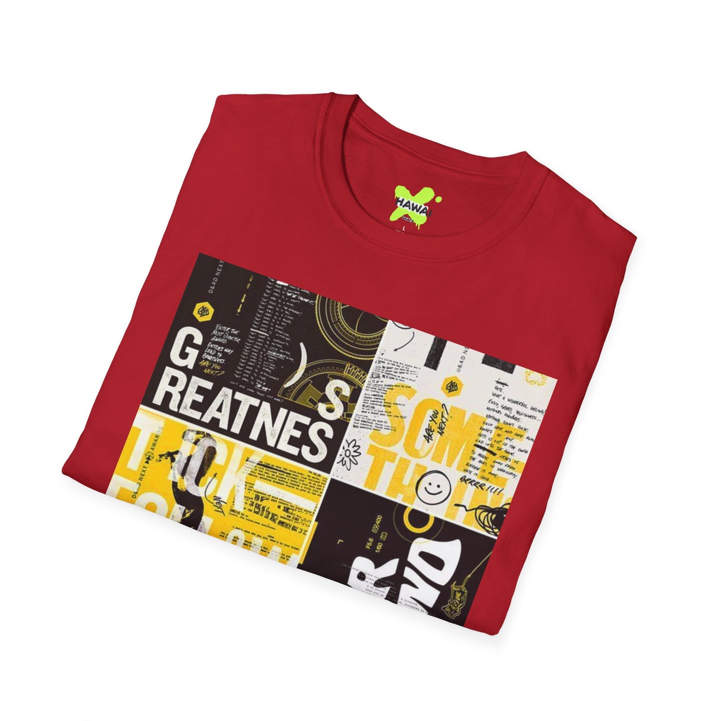 Unisex Graphic Tee - 'Never Give Up' Inspirational T-Shirt