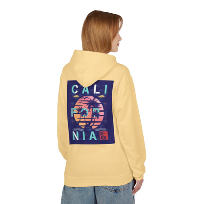 California Beach Vibes Unisex Fleece Hoodie - Softstyle Midweight Sweatshirt