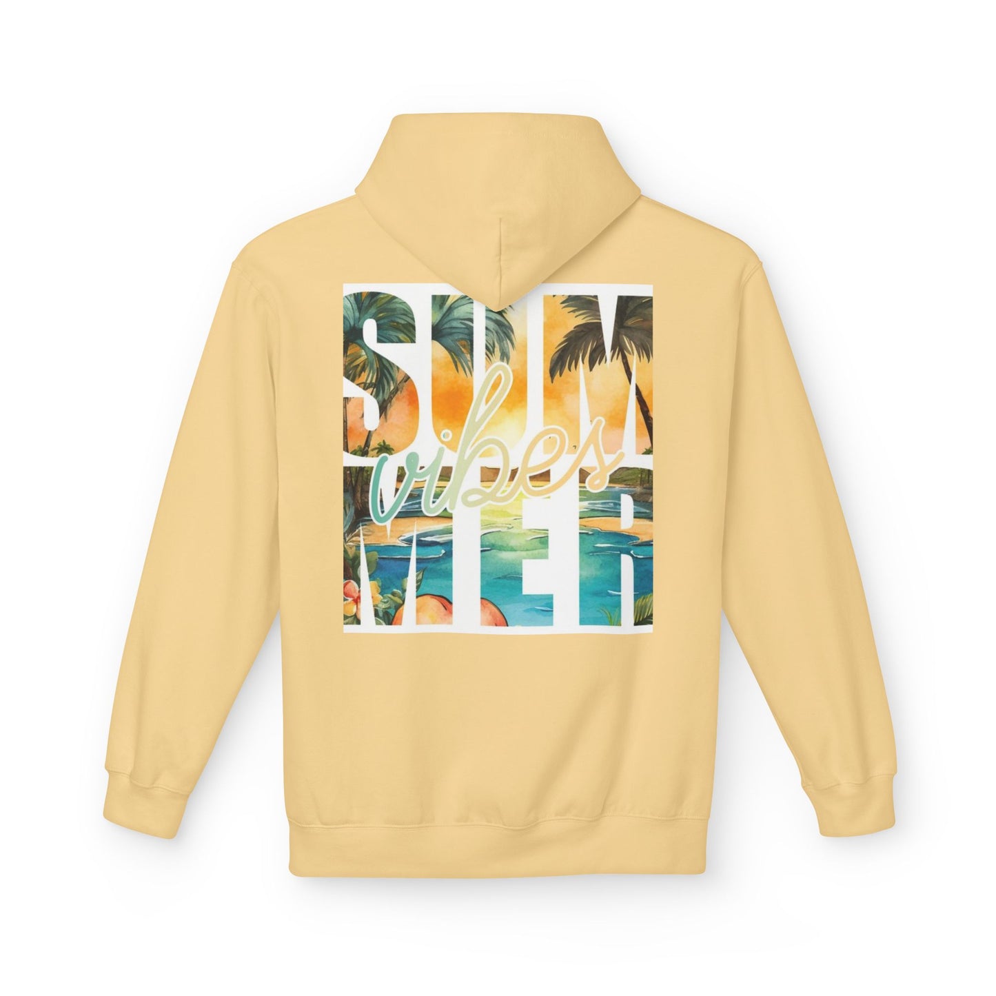 Summer Vibes Unisex Fleece Hoodie