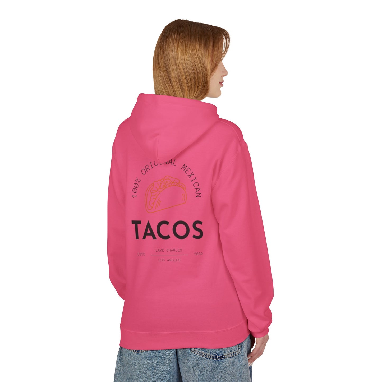 Unisex Taco Lover's Fleece Hoodie - 100% Original Mexican Design