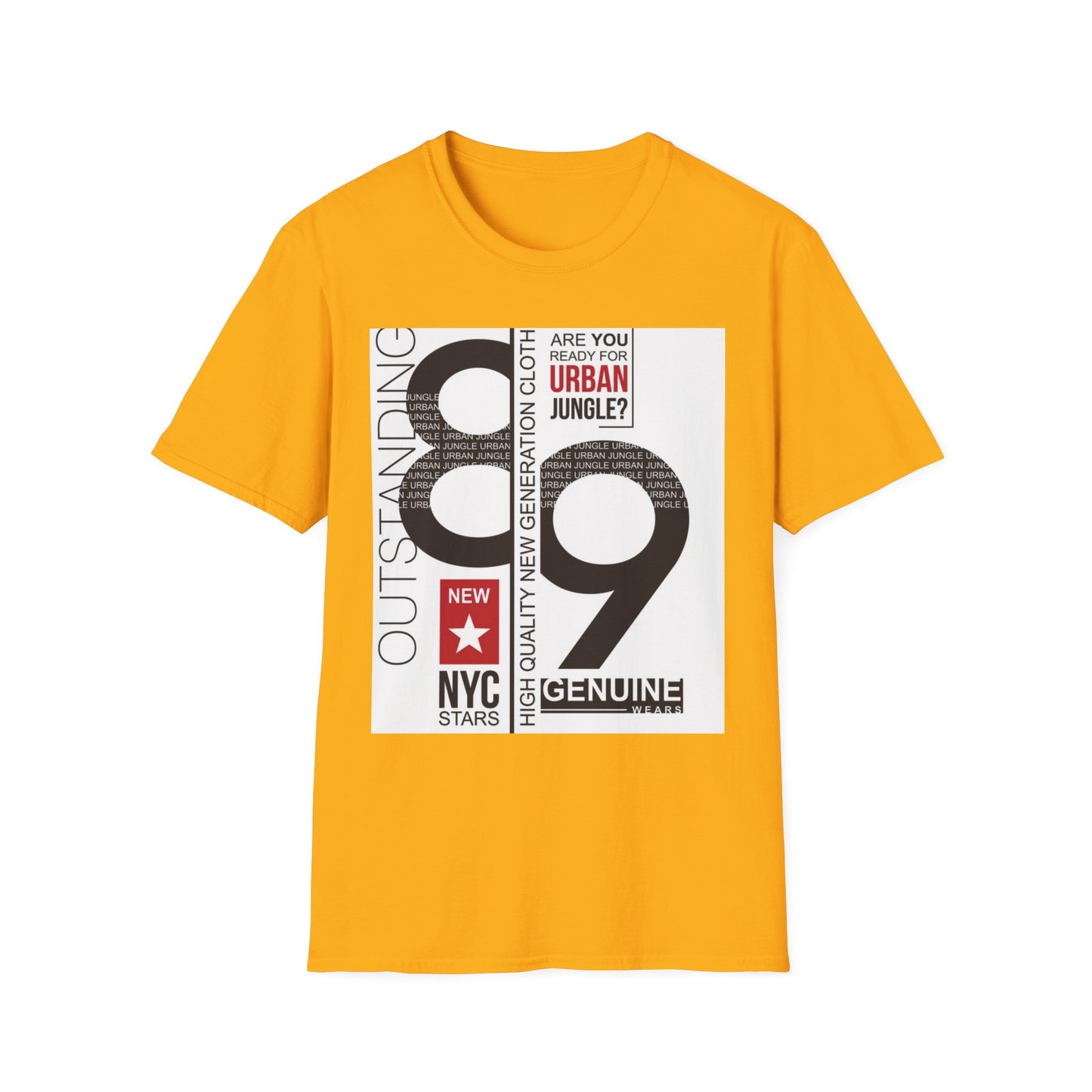 Urban Jungle Graphic T-Shirt, Unisex Tee, Casual Wear, Street Style, Gift for Him or Her, Comfortable Everyday Shirt