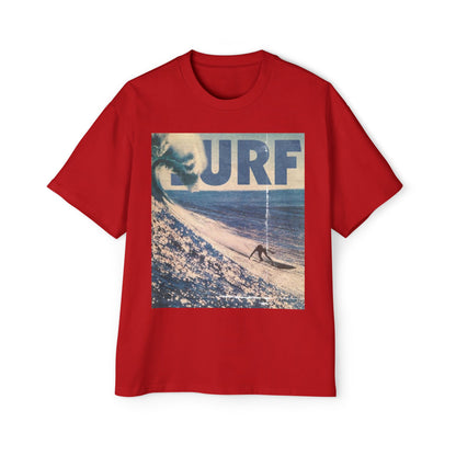 Surf Vintage Photo Tee — Men's Oversized Surf Graphic T-Shirt