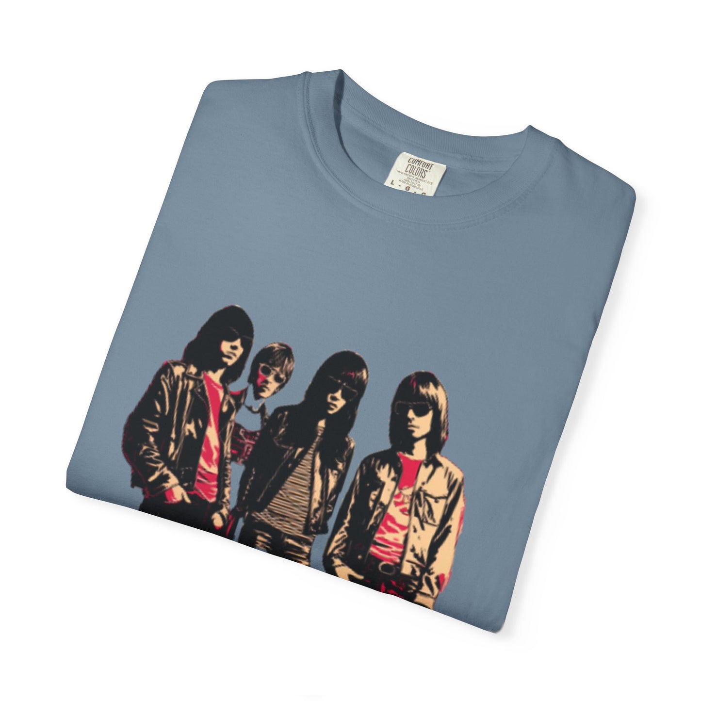 Rock Band Graphic Unisex Garment-Dyed T-Shirt