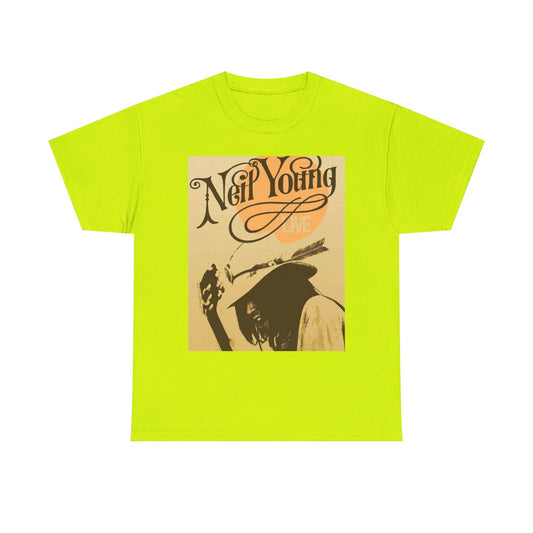Vintage Rock Band T-Shirt featuring Neil Young, Music Lover Gift, Concert Apparel, Unisex Style, Retro Graphic Tee