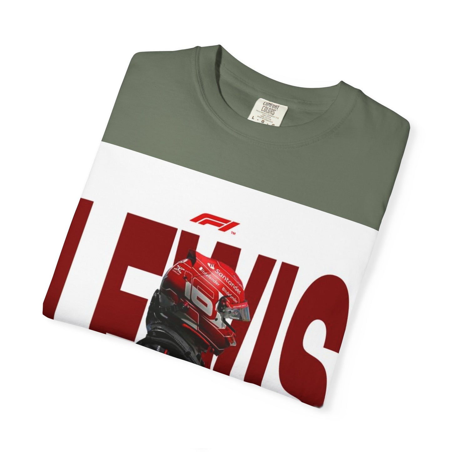 Lewis Hamilton F1 Unisex Garment-Dyed T-Shirt - Perfect for Racing Fans