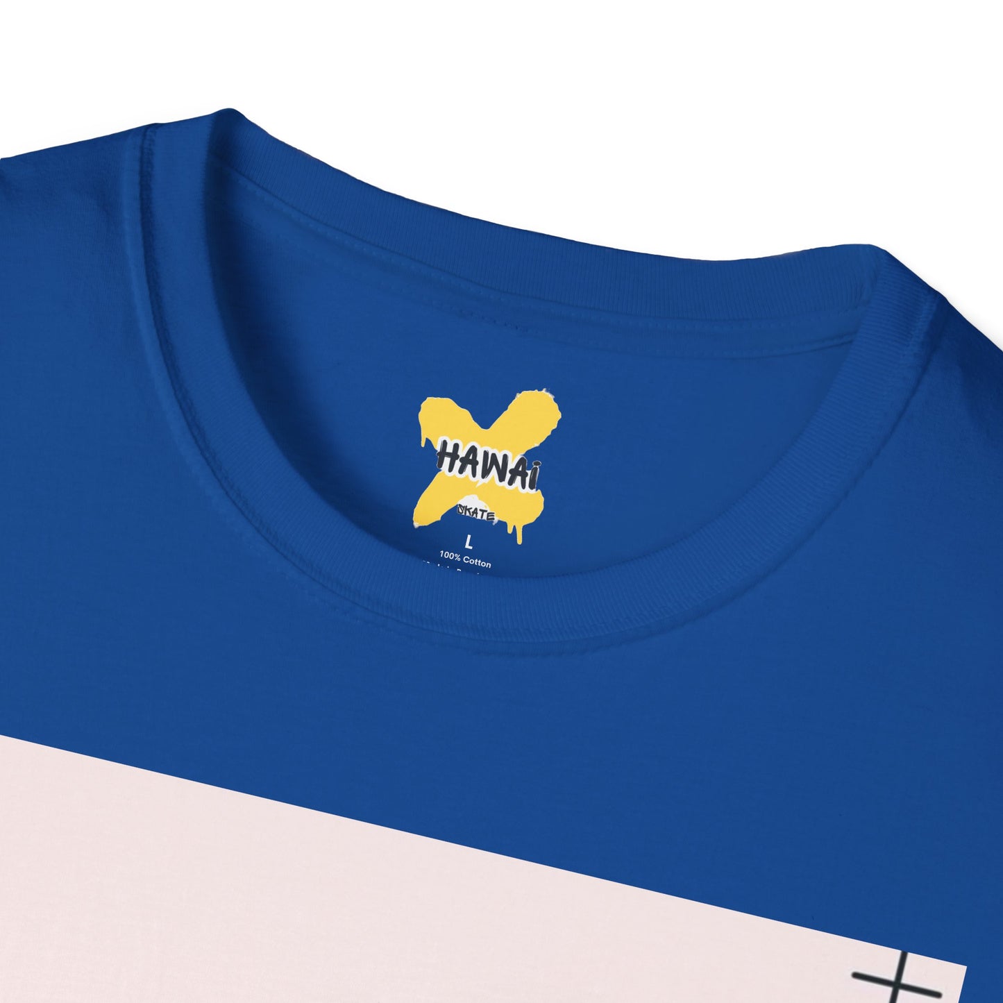 Retro Aesthetic Unisex Softstyle T-Shirt - Vintage Clouds & Texture Design