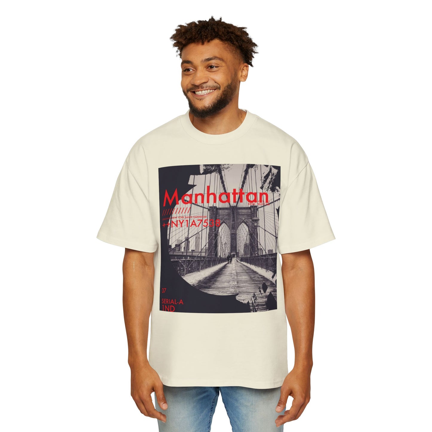 Manhattan Bridge Graphic Tee — Vintage NYC Photo Print