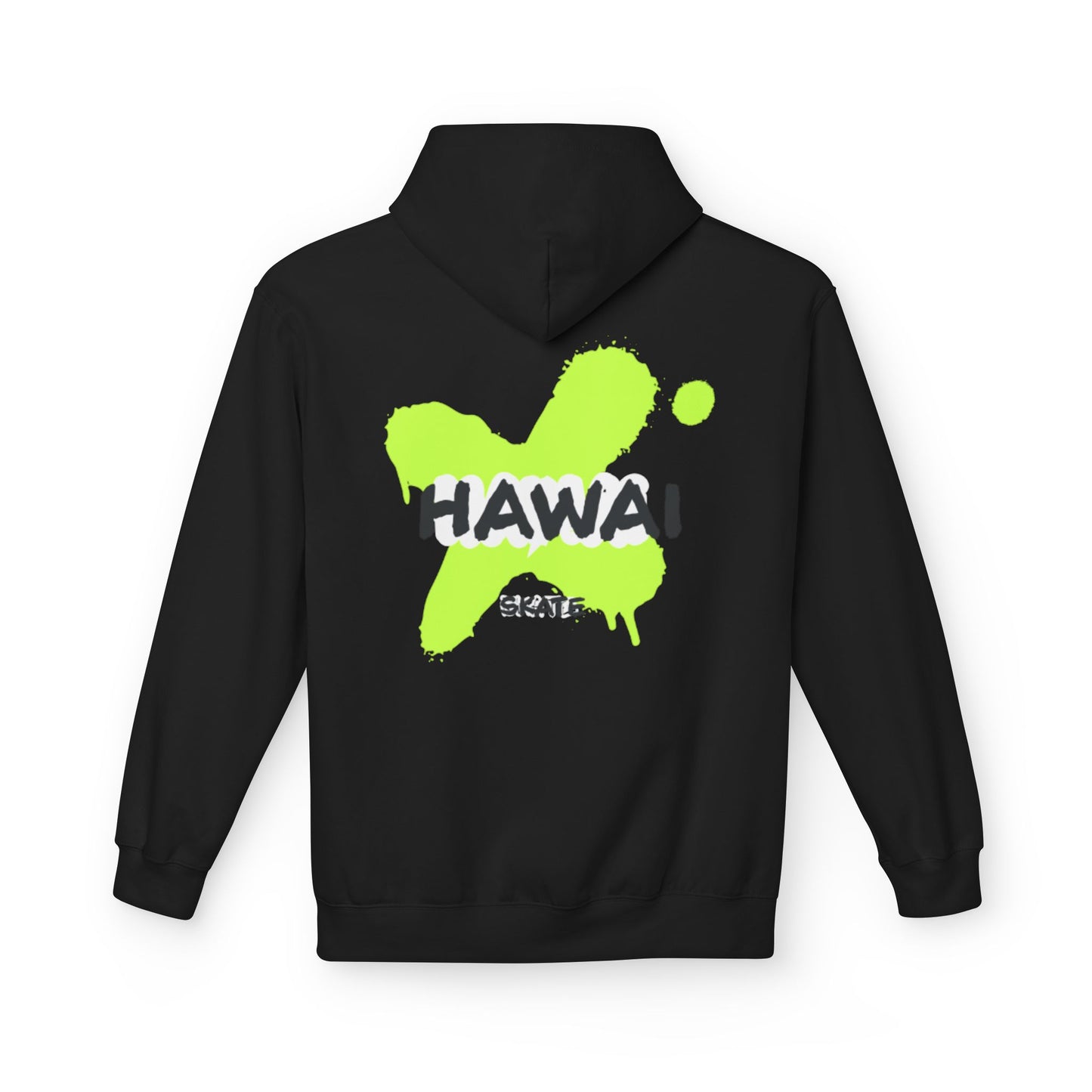 Hawaii Skate Unisex Midweight Hoodie - Softstyle Fleece for Comfort and Style