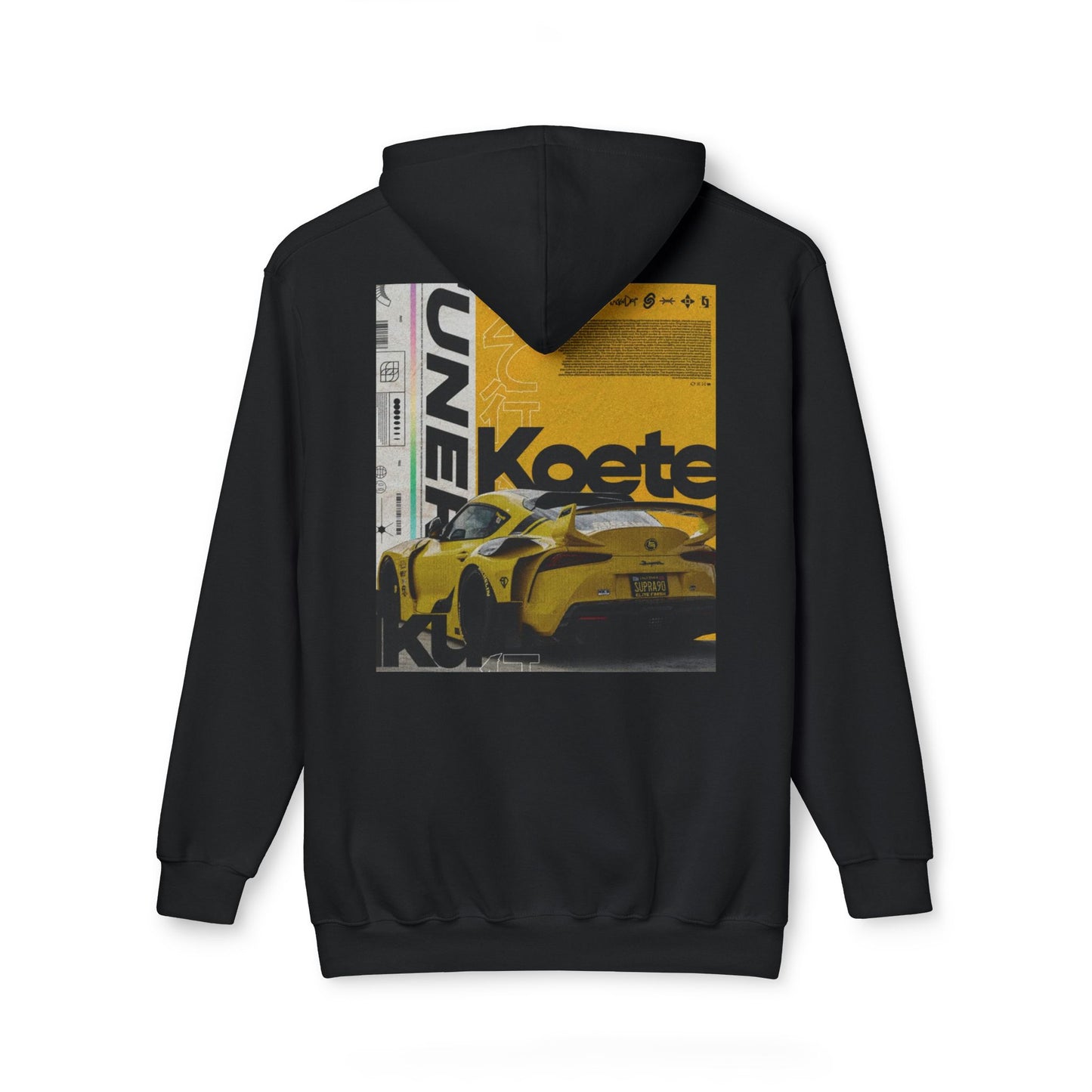 Unisex Hooded Sweatshirt with Car Graphic - Perfect for Automobiles Enthusiasts