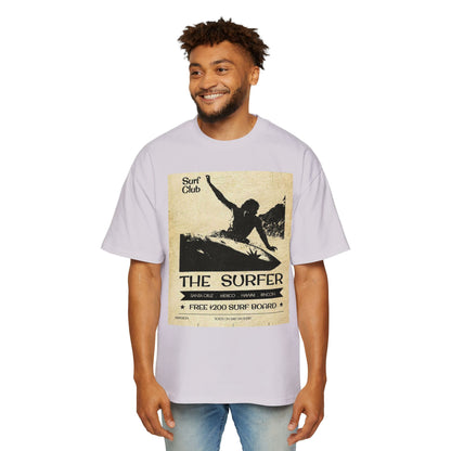 The Surfer Vintage Surf Club Tee — Men's Oversized Surf Graphic T-Shirt