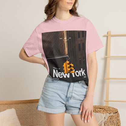 New York City Traffic Light Photo T‑Shirt — Urban Streetwear Tee