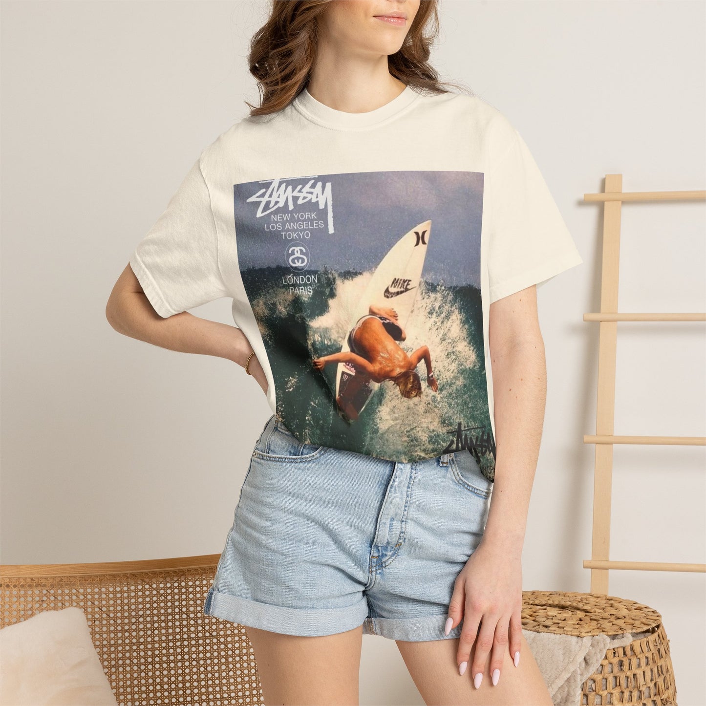 Surf Photo Tee — Vintage Surfer Graphic T-Shirt