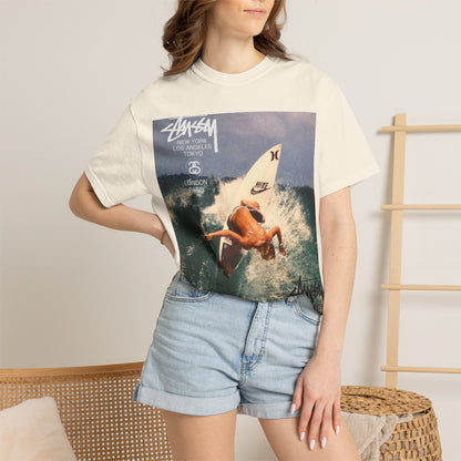 Surf Photo Tee — Vintage Surfer Graphic T-Shirt