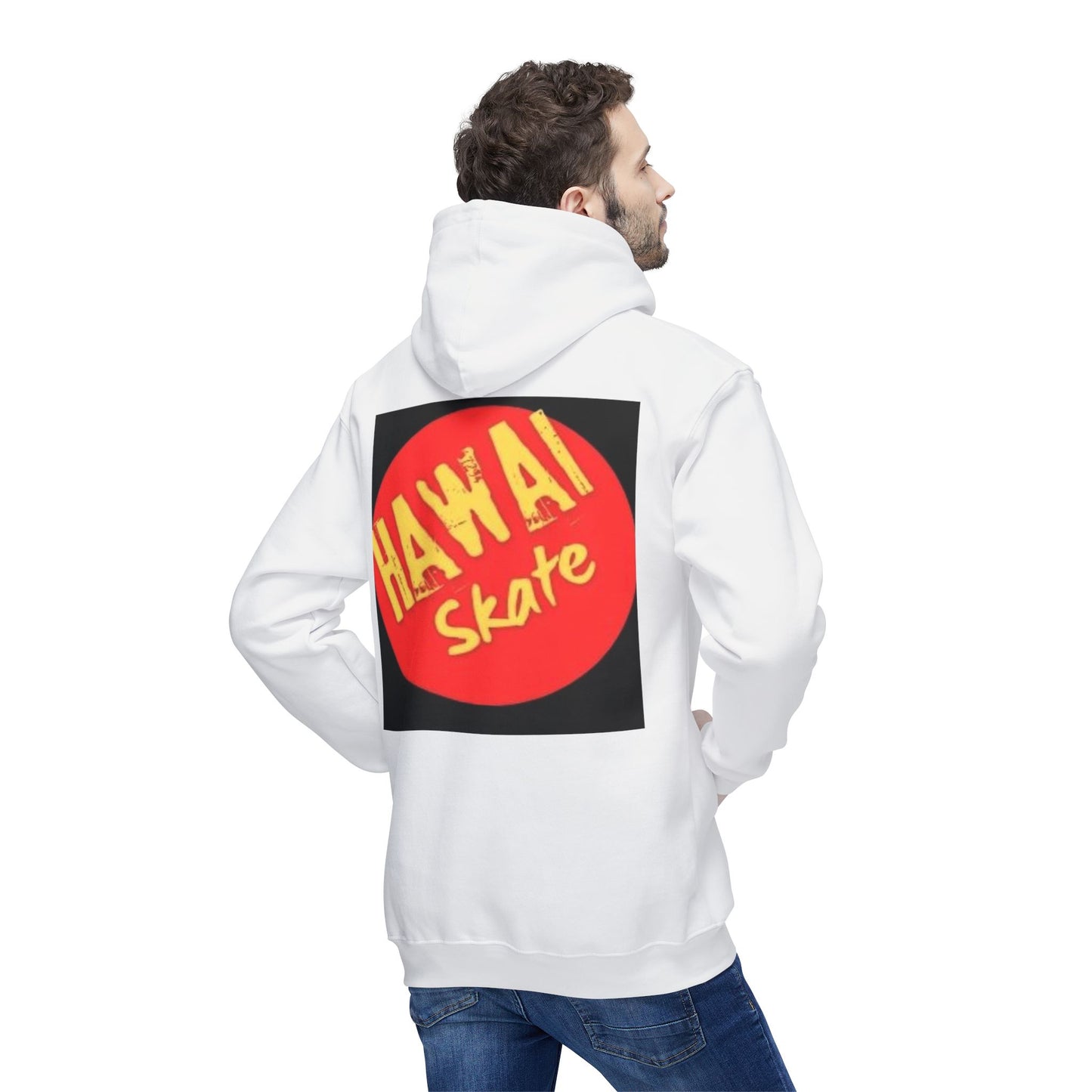Hawaiian Skate Hoodie | Unisex Hooded Sweatshirt | Made in USA
