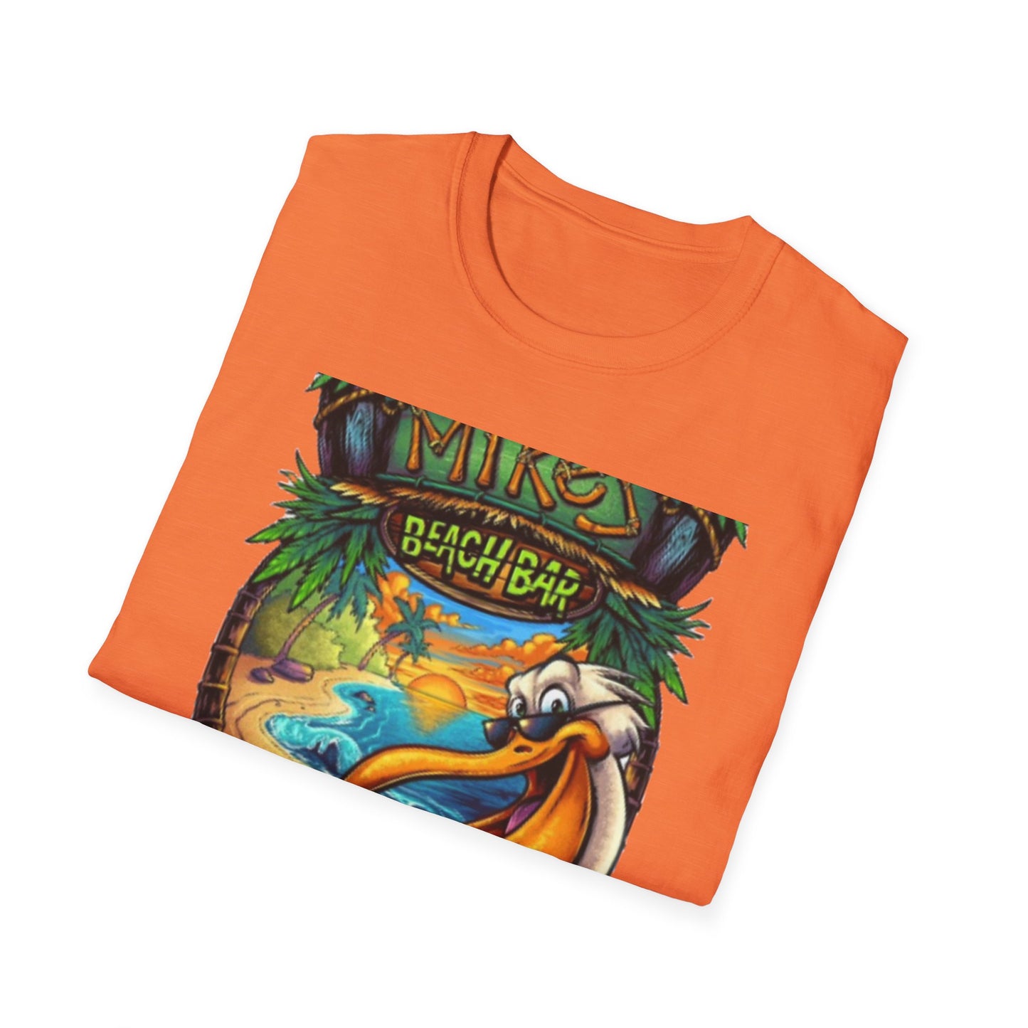 Beach Bar Vibes Unisex Softstyle T-Shirt - Perfect for Summer Fun and Relaxation