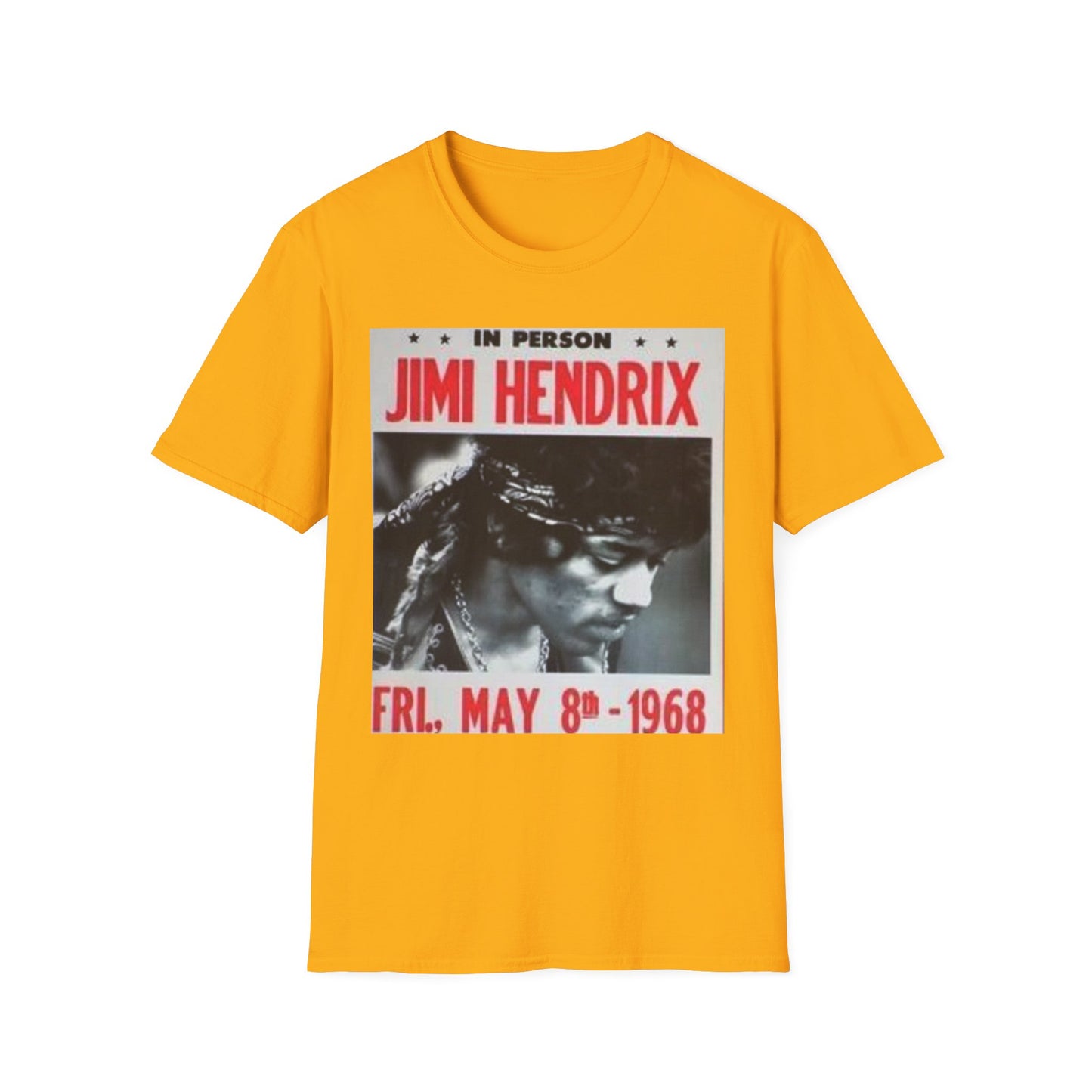 Vintage Jimi Hendrix T-Shirt, Retro Rock Tee, Music Gift for Fans, Unisex Graphic Tee, Concert Memorabilia