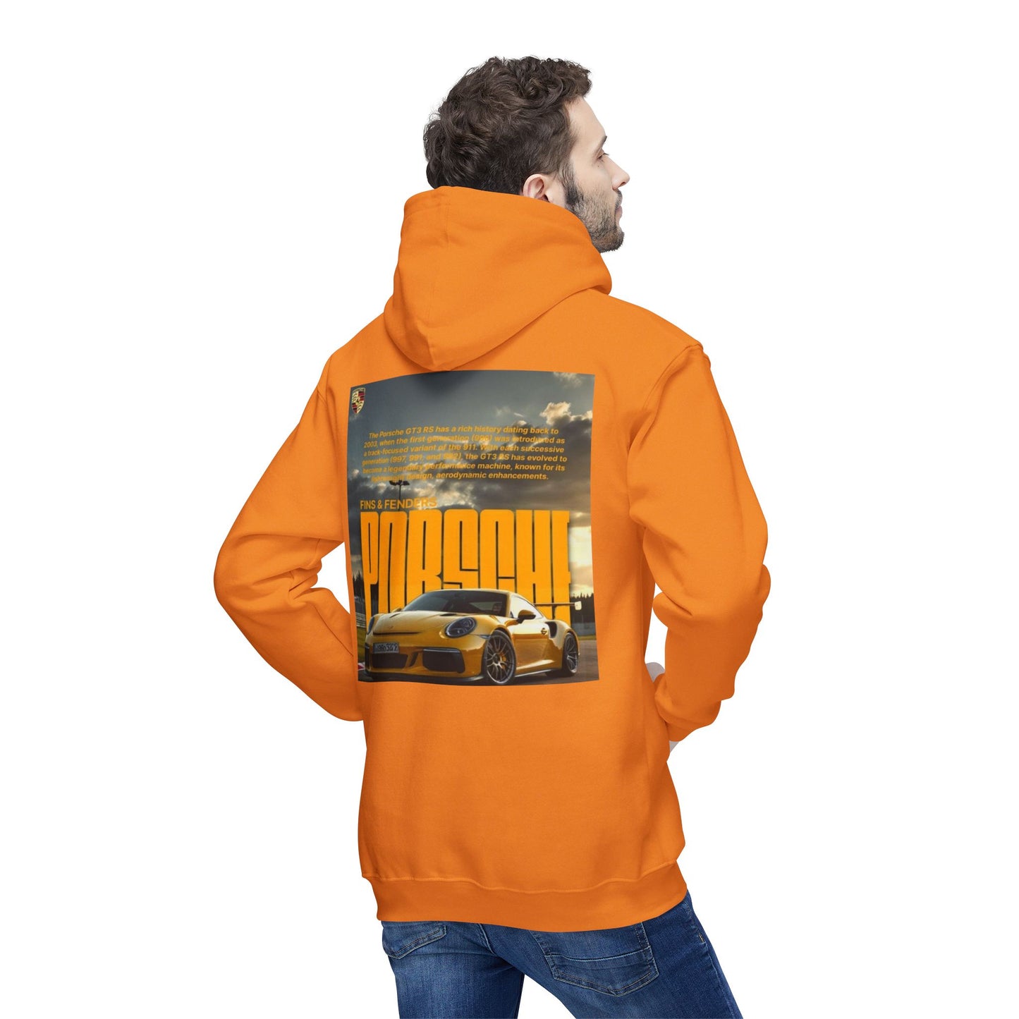 Unisex Hooded Sweatshirt - Porsche Fins & Fenders Collection