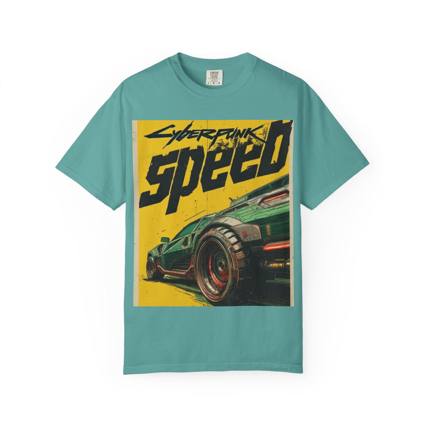 Cyberpunk Speed T-Shirt — Retro Racing Car Graphic Tee
