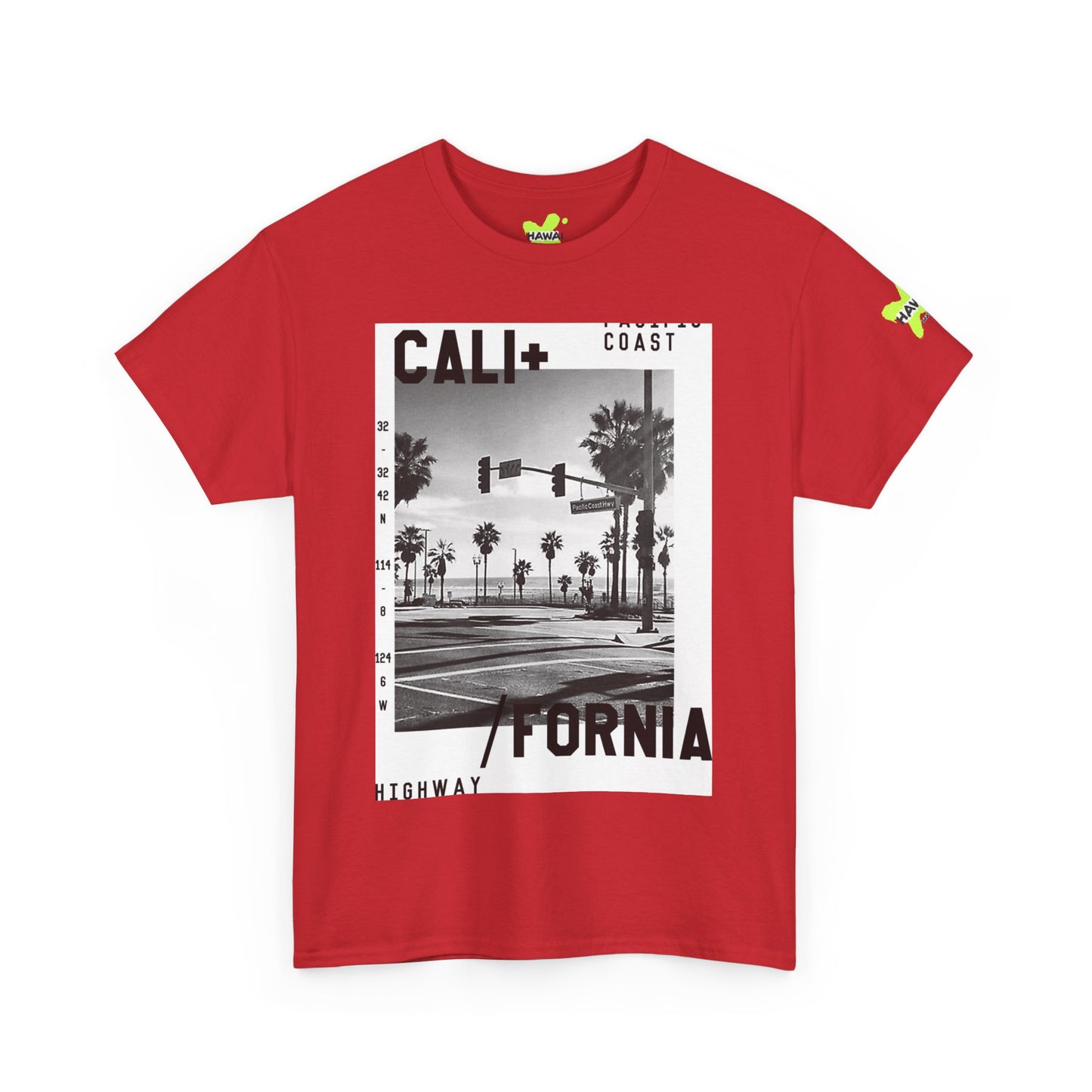 California Highway Graphic Unisex Heavy Cotton Tee