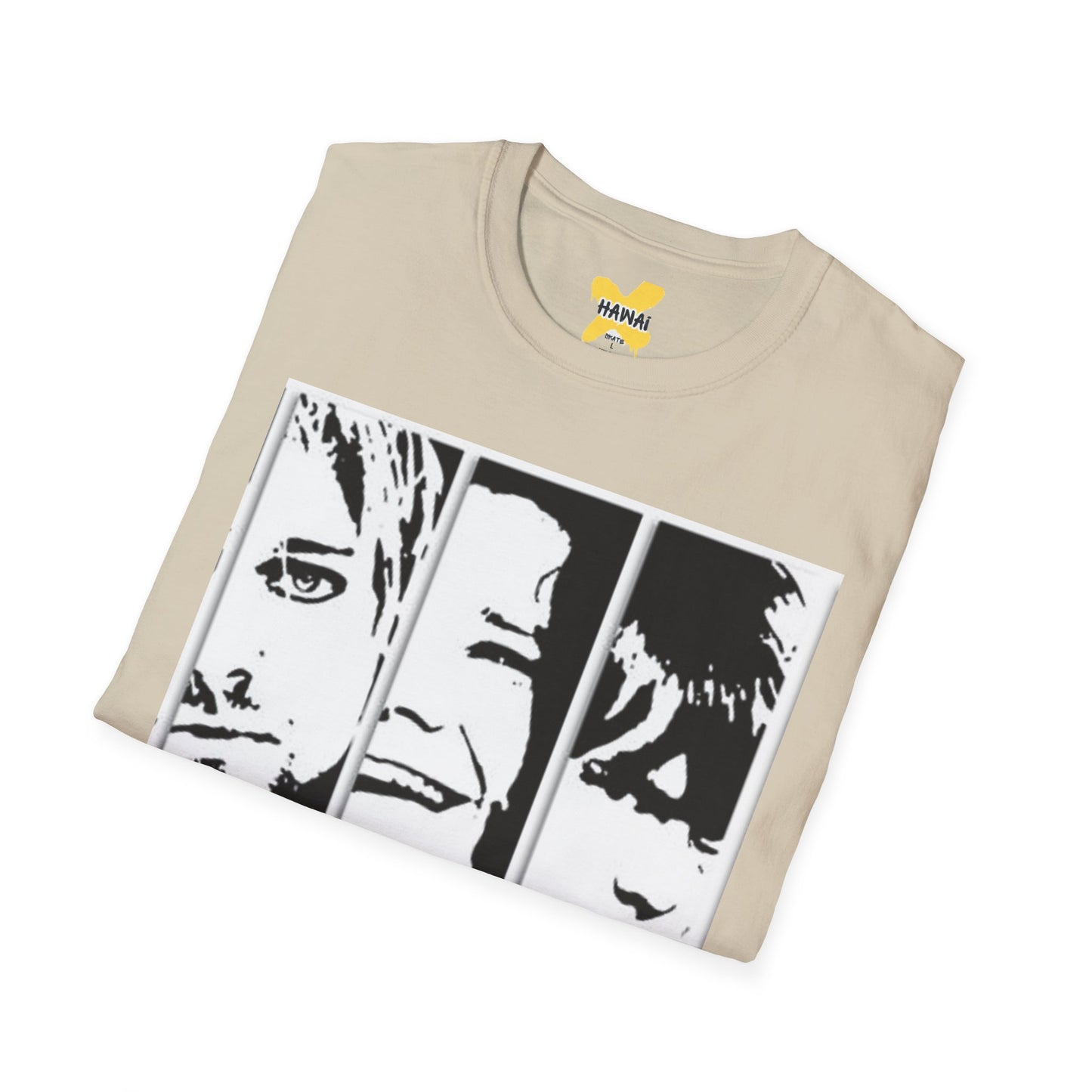 Trendy Band Graphic T-Shirt, Unisex Softstyle Tee, Casual Everyday Wear, Music Lover Gift, Rock Band Style