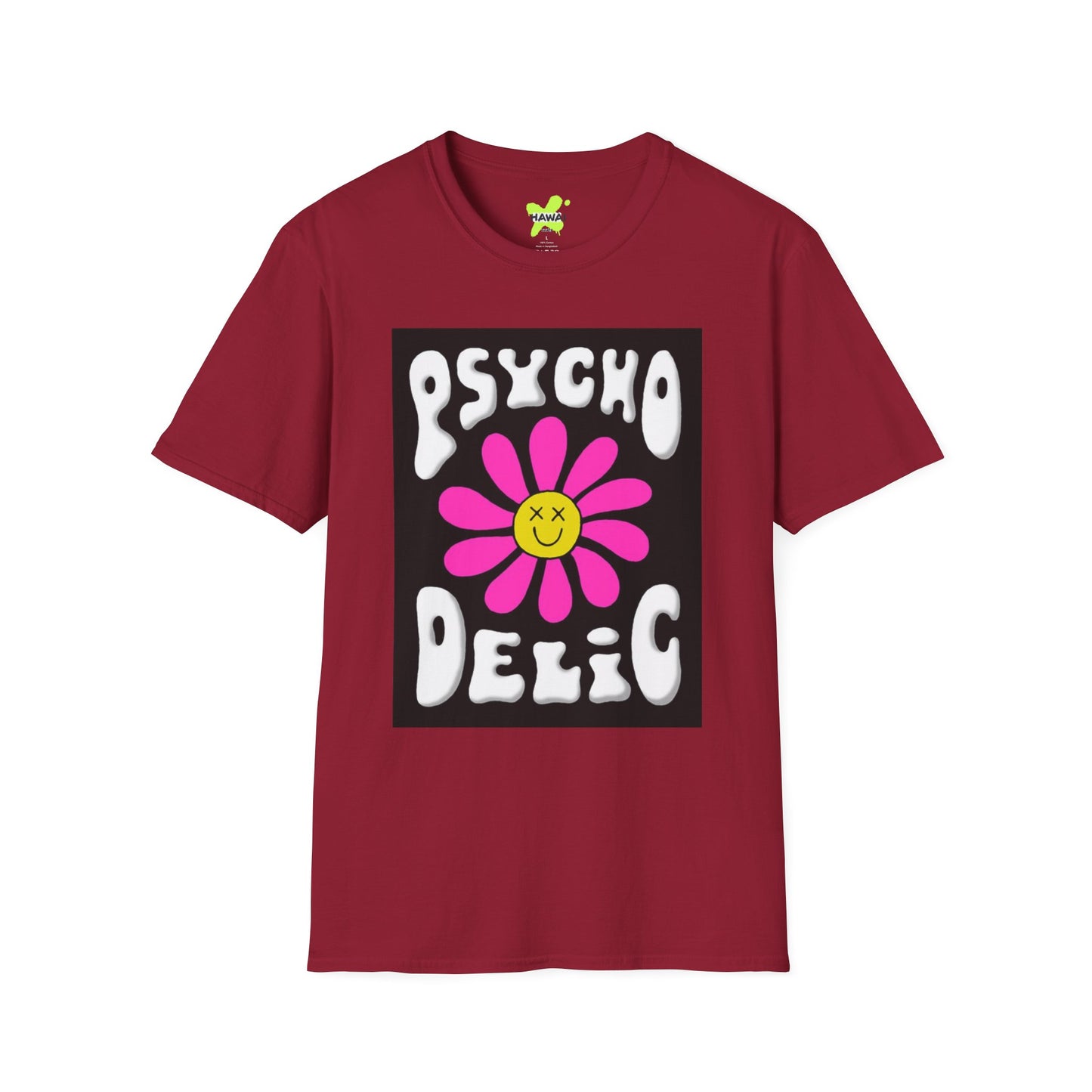 Psychedelic Flower Unisex Softstyle T-Shirt