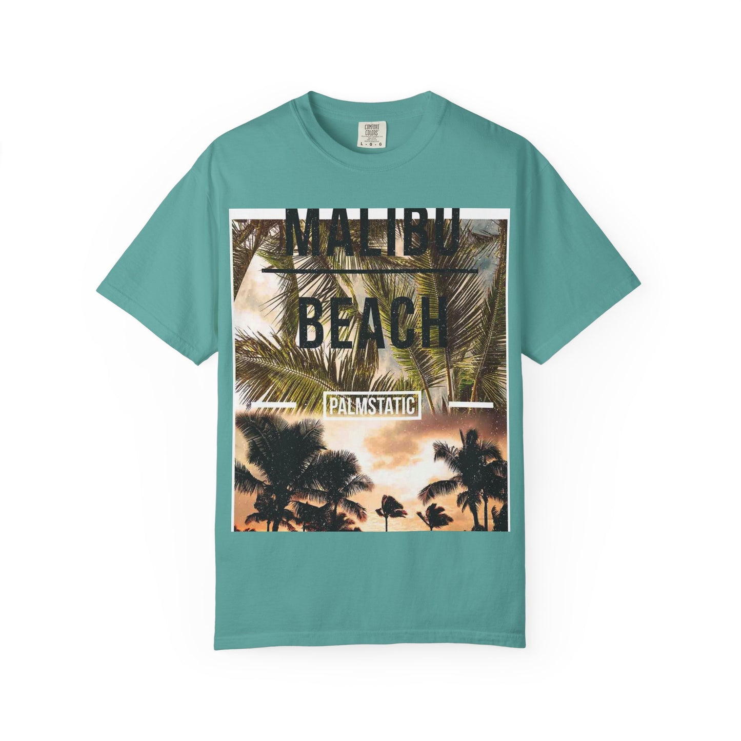 Malibu Beach Palm Photo T-Shirt