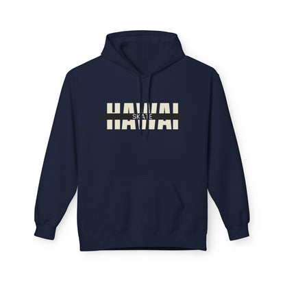 Happy Vibes Unisex Fleece Hoodie - Smiley Face Design