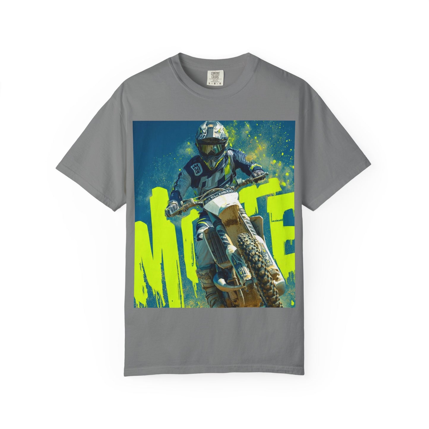 Motocross Dirt Bike Rider T‑Shirt — Extreme Off‑Road Racing Tee