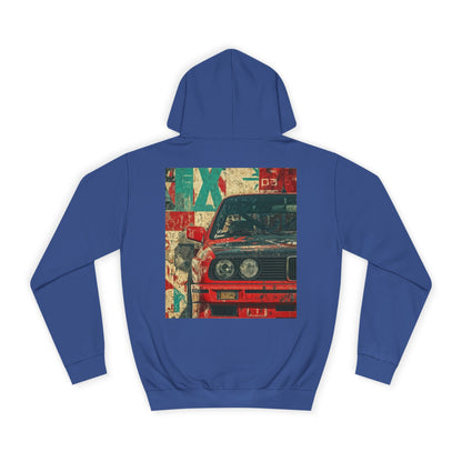 Vintage Racing Car Hoodie — Retro Motorsport Graphic Pullover