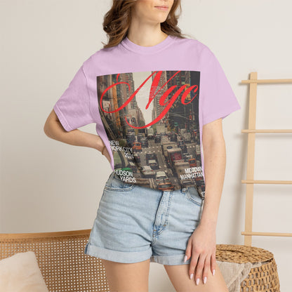 NYC Traffic Photo Tee — Midtown Manhattan Hudson Yards Graphic T-Shirt