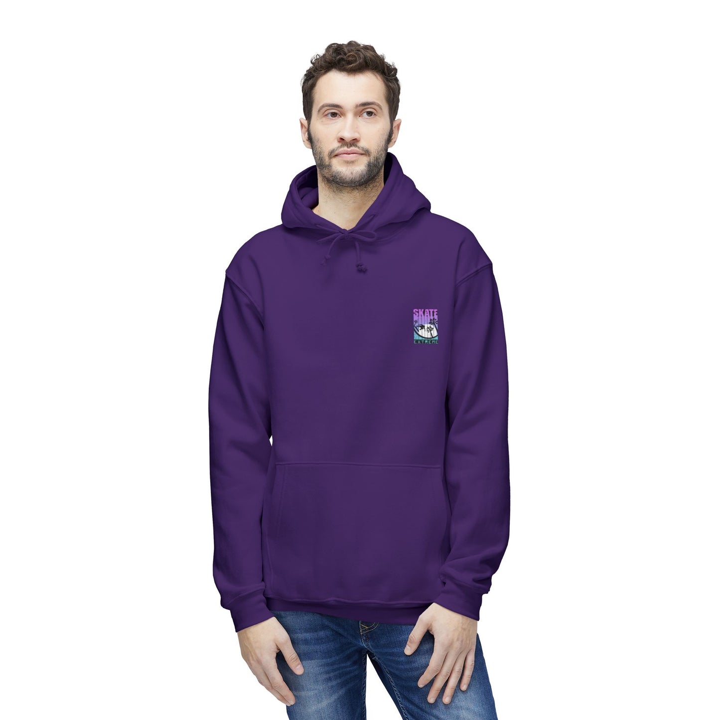 Unisex Hooded Sweatshirt - Extreme Smile Design, Perfect for Casual Adventures