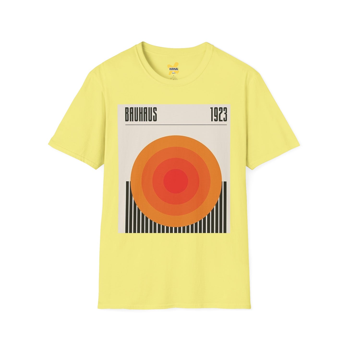 Retro Bauhaus 1923 Unisex Softstyle T-Shirt - Vintage Graphic Tee